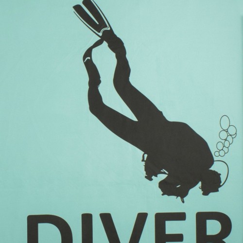 Microvezel strandhanddoek - Diver